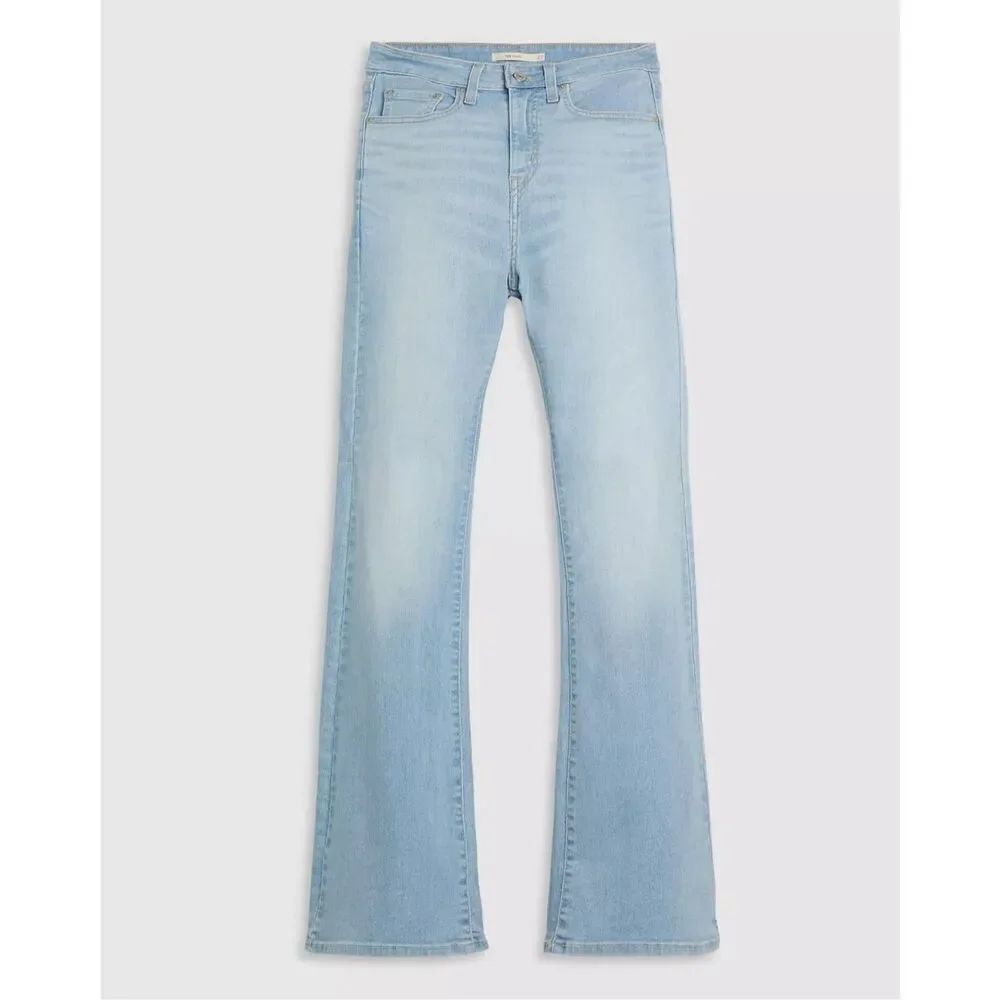 Levi’s 726 High Rise Flare Jeans Eternal Indigo Light Wash 24x32